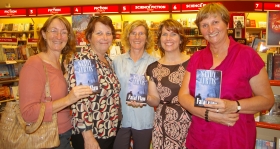 Laree, Diane, Jan, Jenny and Pascale at Sandy's book signing.