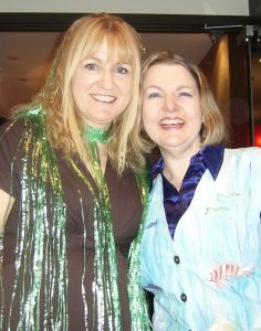 Louise Cusack (left) and Cheryse Durrant dressed up for the Under the Sea Costume Ball at NatCon 2012.