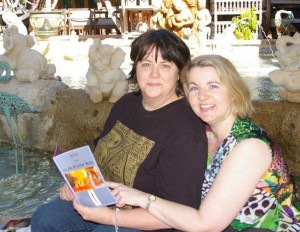 Lindy Cameron with her newest author, Cheryse Durrant (that's me!)