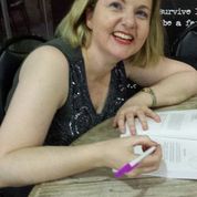 Cheryse signing books at Mary Ryan's Milton